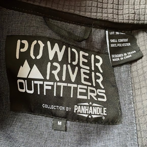 Powder river outfitters vest by panhandle western wear cowboy work vest sz m - Picture 6 of 6